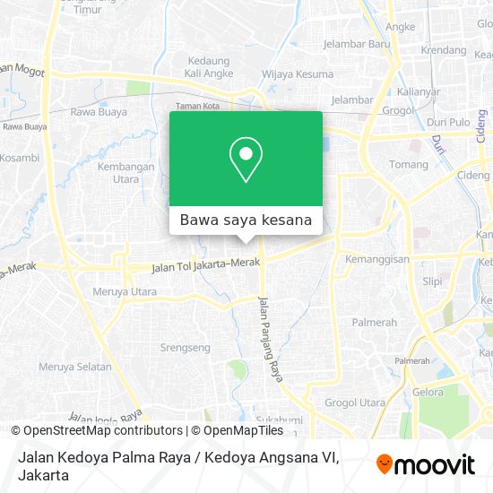 Peta Jalan Kedoya Palma Raya / Kedoya Angsana VI