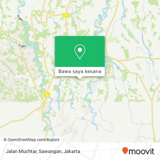 Peta Jalan Muchtar, Sawangan