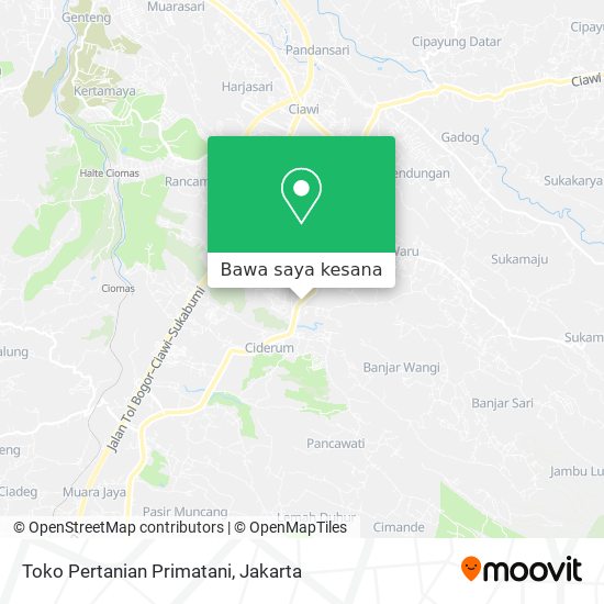 Peta Toko Pertanian Primatani