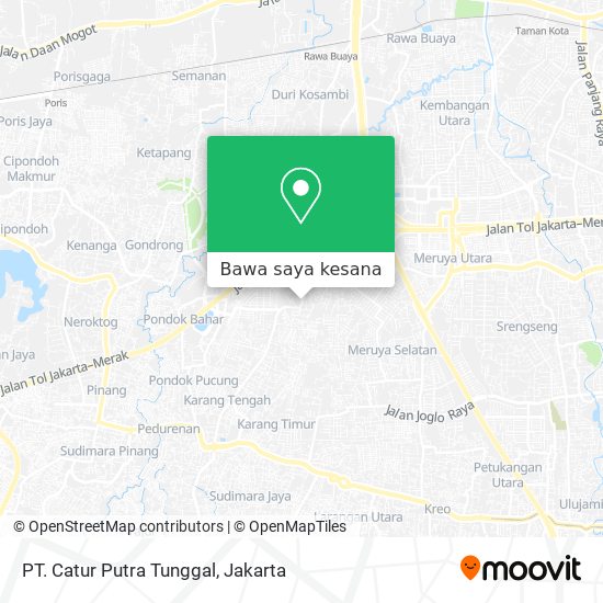 Peta PT. Catur Putra Tunggal