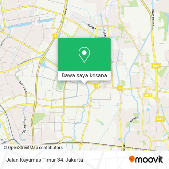 Peta Jalan Kayumas Timur 34