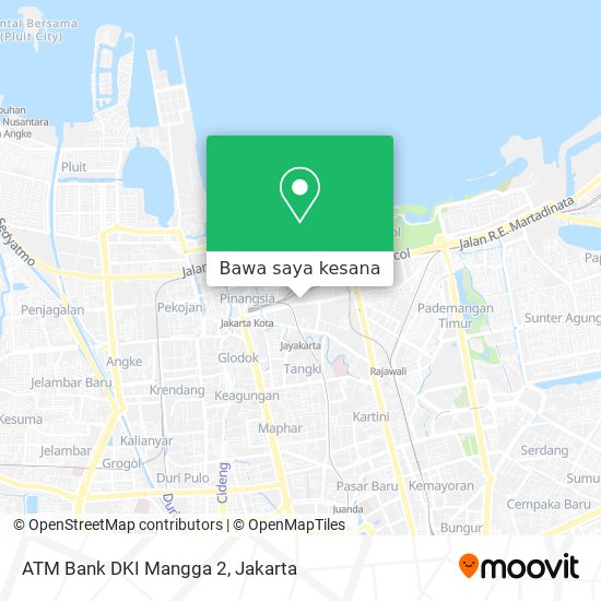 Peta ATM Bank DKI Mangga 2