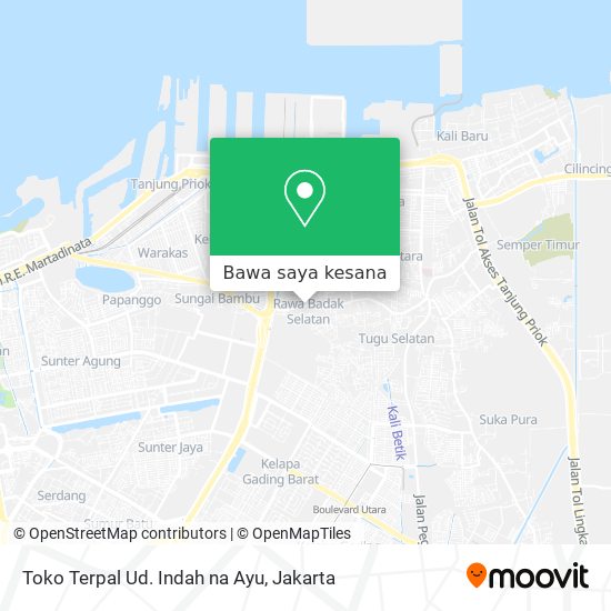 Peta Toko Terpal Ud. Indah na Ayu