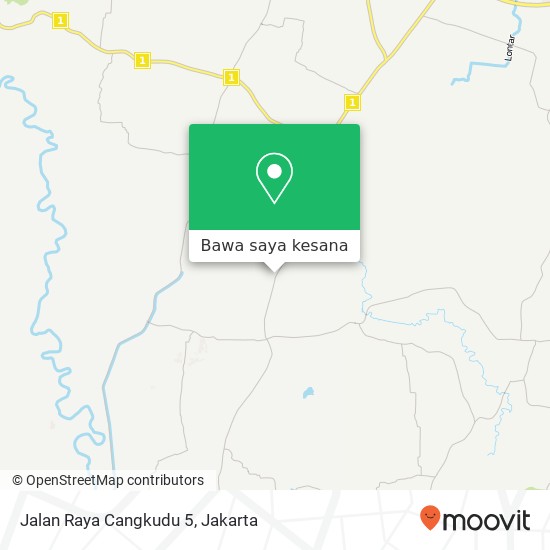 Peta Jalan Raya Cangkudu 5, Cisoka