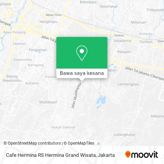 Peta Cafe Hermina RS Hermina Grand Wisata