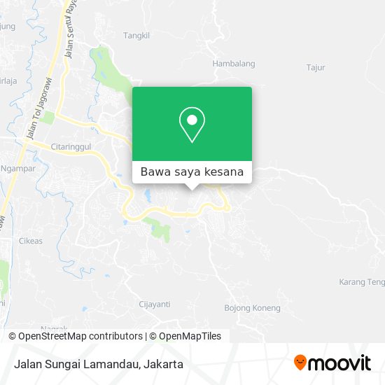 Peta Jalan Sungai Lamandau