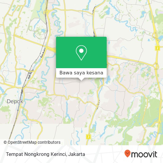 Peta Tempat Nongkrong Kerinci