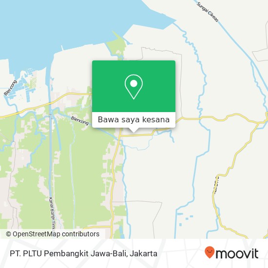 Peta PT. PLTU Pembangkit Jawa-Bali