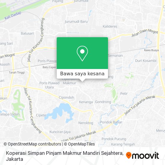 Peta Koperasi Simpan Pinjam Makmur Mandiri Sejahtera