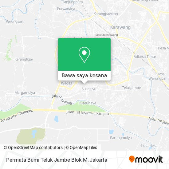 Peta Permata Bumi Teluk Jambe Blok M