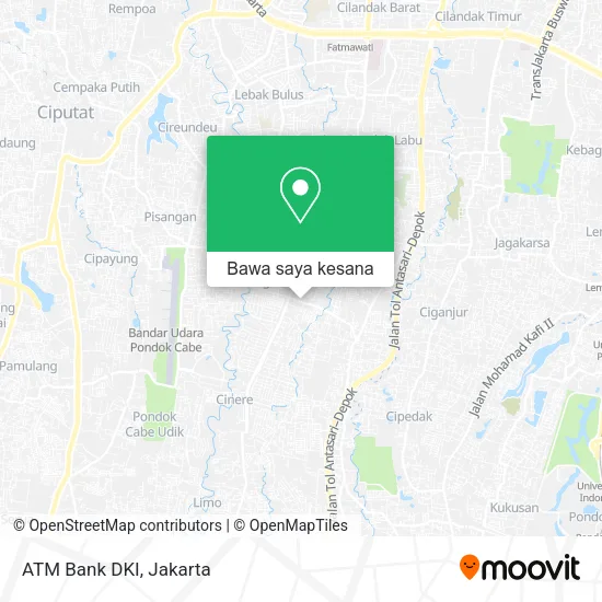 Peta ATM Bank DKI