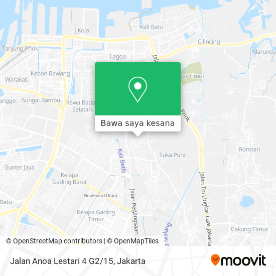 Peta Jalan Anoa Lestari 4 G2/15