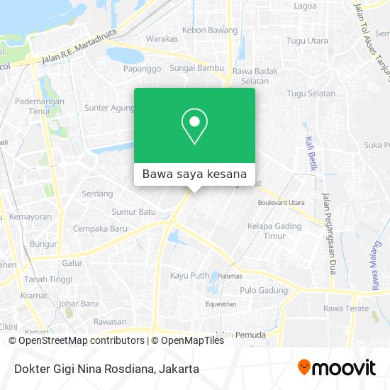Peta Dokter Gigi Nina Rosdiana