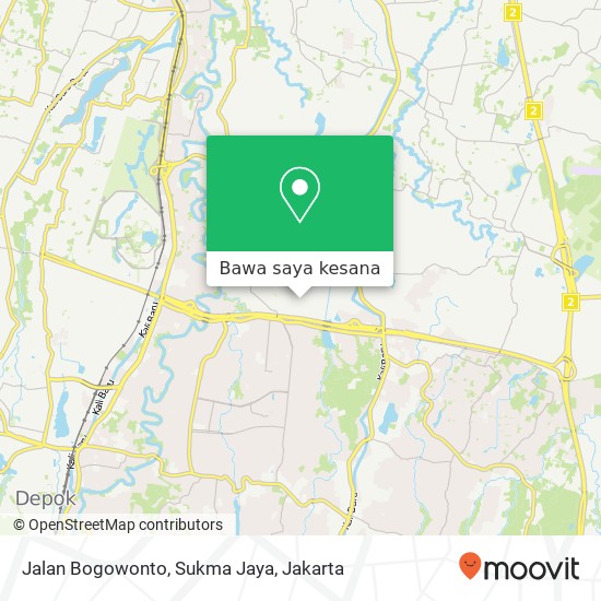 Peta Jalan Bogowonto, Sukma Jaya