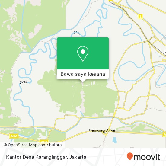 Peta Kantor Desa Karanglinggar