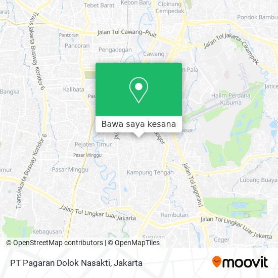 Peta PT Pagaran Dolok Nasakti