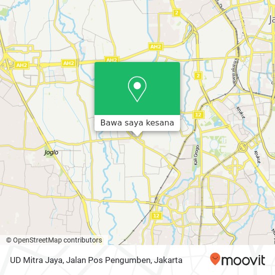 Peta UD Mitra Jaya, Jalan Pos Pengumben