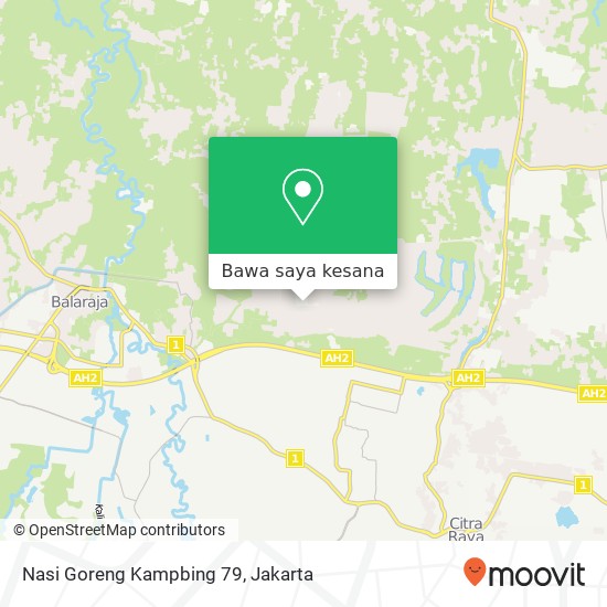 Peta Nasi Goreng Kampbing 79, Jalan Aglaonema Raya Sindang Jaya