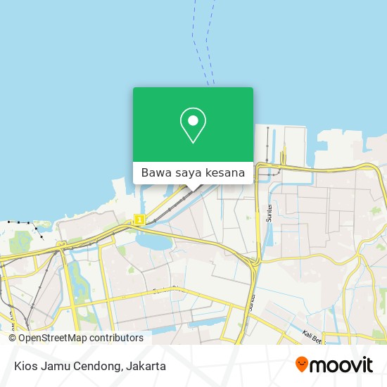 Peta Kios Jamu Cendong