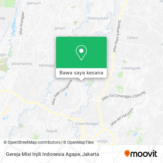 Peta Gereja Misi Injili Indonesia Agape