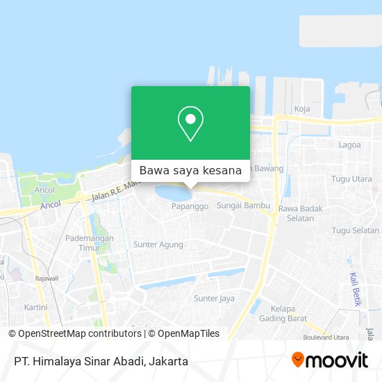 Peta PT. Himalaya Sinar Abadi