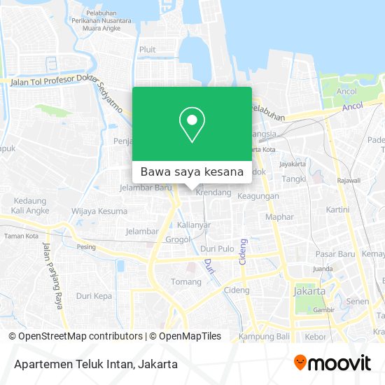 Peta Apartemen Teluk Intan