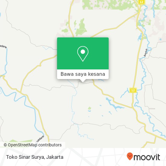 Peta Toko Sinar Surya