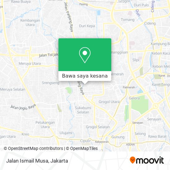 Peta Jalan Ismail Musa