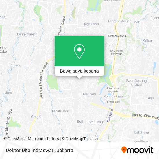 Peta Dokter Dita Indraswari