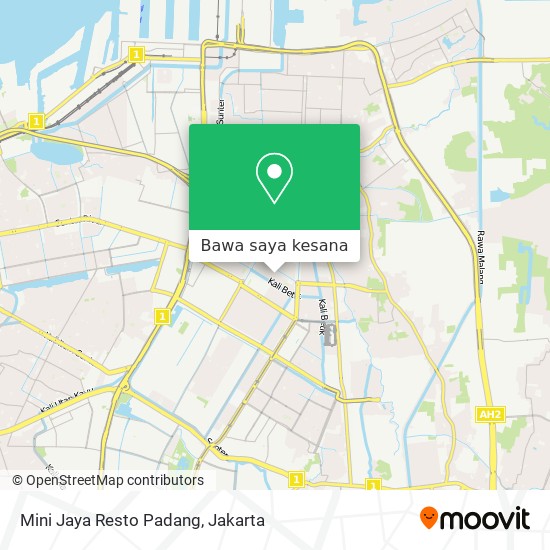 Peta Mini Jaya Resto Padang