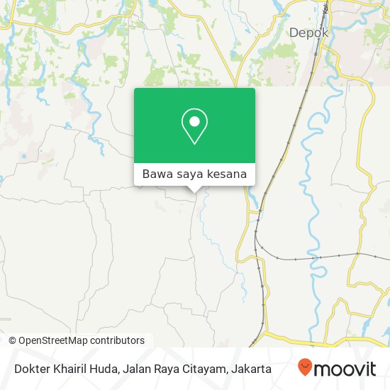 Peta Dokter Khairil Huda, Jalan Raya Citayam