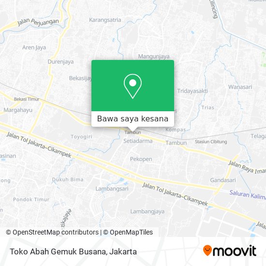 Peta Toko Abah Gemuk Busana
