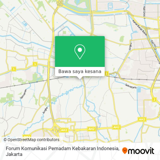 Peta Forum Komunikasi Pemadam Kebakaran Indonesia