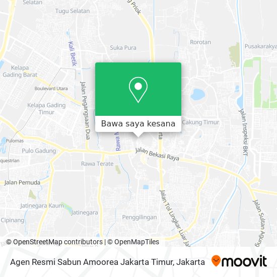 Peta Agen Resmi Sabun Amoorea Jakarta Timur