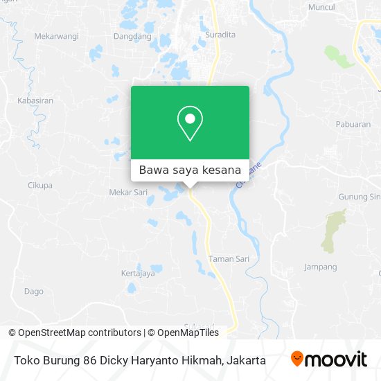 Peta Toko Burung 86 Dicky Haryanto Hikmah