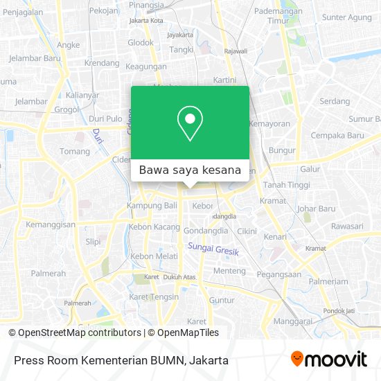 Peta Press Room Kementerian BUMN