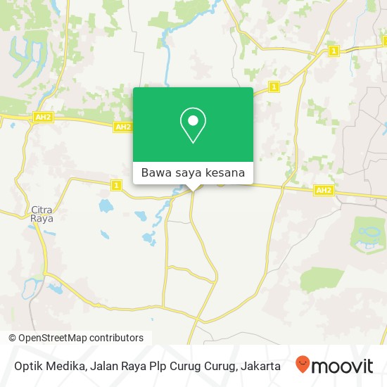 Peta Optik Medika, Jalan Raya Plp Curug Curug