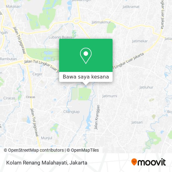 Peta Kolam Renang Malahayati