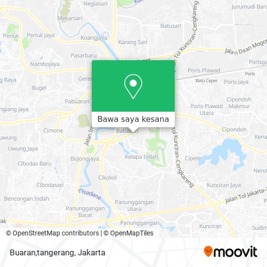 Peta Buaran,tangerang