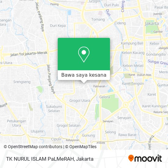 Peta TK NURUL ISLAM PaLMeRAH