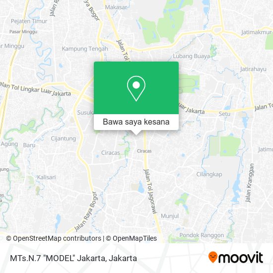 Peta MTs.N.7 "MODEL" Jakarta