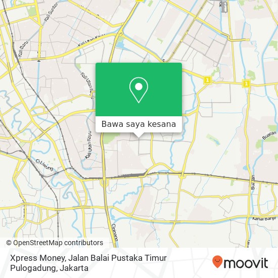Peta Xpress Money, Jalan Balai Pustaka Timur Pulogadung