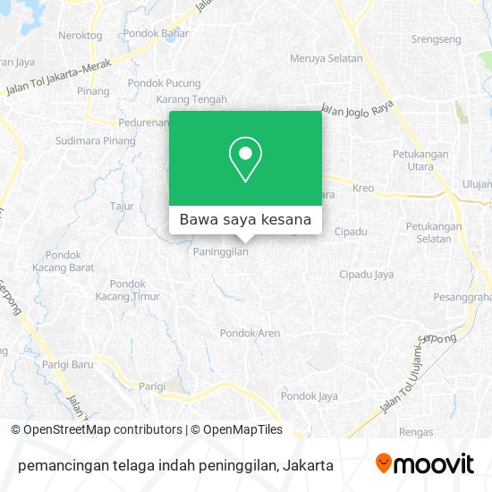Peta pemancingan telaga indah peninggilan