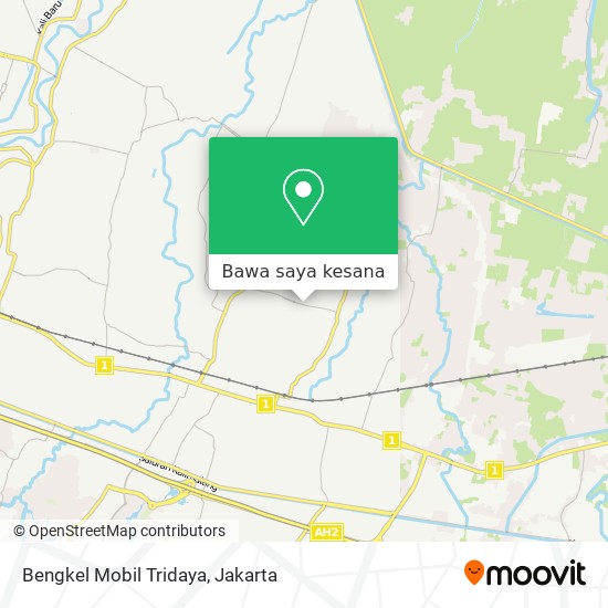 Peta Bengkel Mobil Tridaya