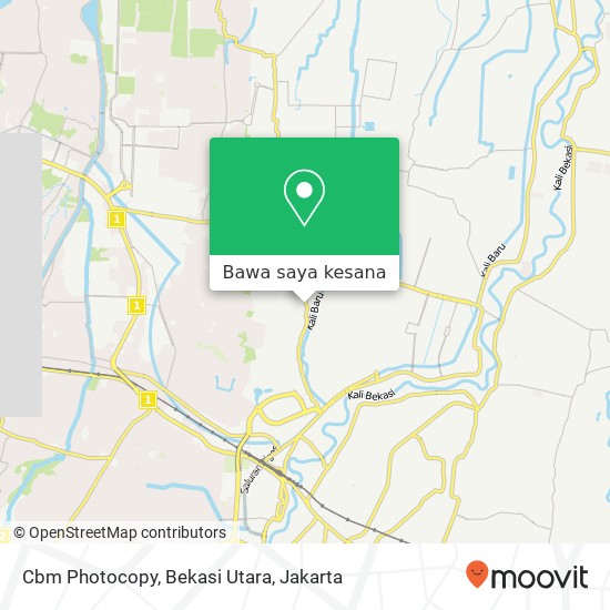 Peta Cbm Photocopy, Bekasi Utara