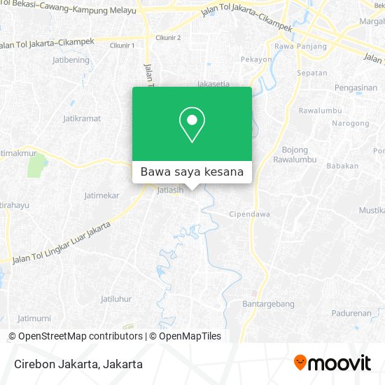 Peta Cirebon Jakarta