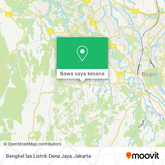 Peta Bengkel las Listrik Dena Jaya