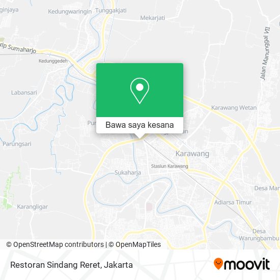Peta Restoran Sindang Reret