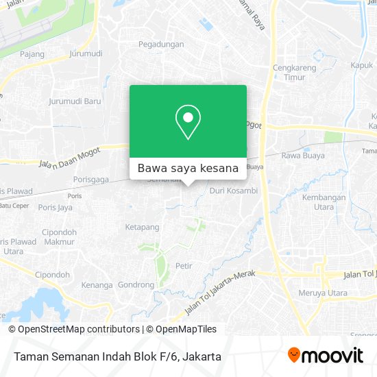 Peta Taman Semanan Indah Blok F/6