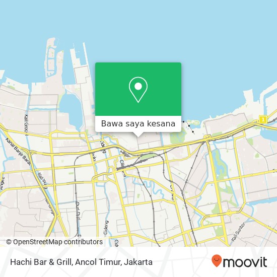 Peta Hachi Bar & Grill, Ancol Timur